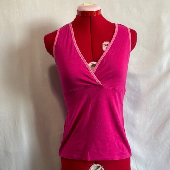 Tops - Joe Fresh Fuchsia V-Neck Tank Top